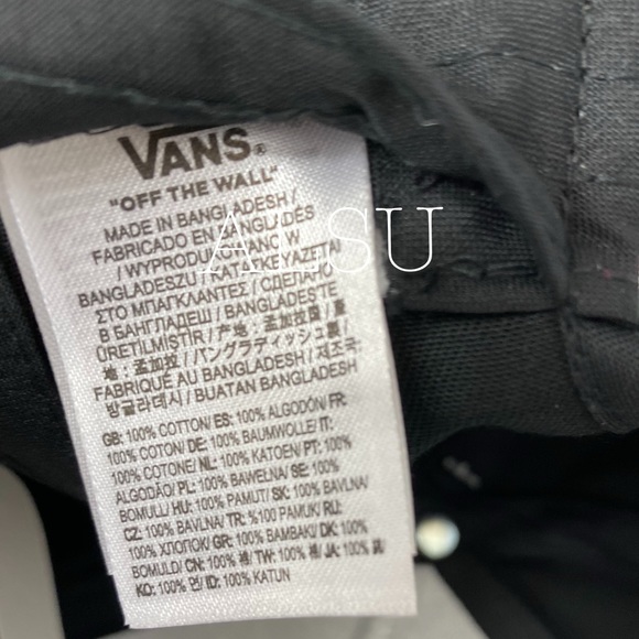 VANS Men’s Cap SnapBack Full Patch Cotton Black - Picture 7 of 8